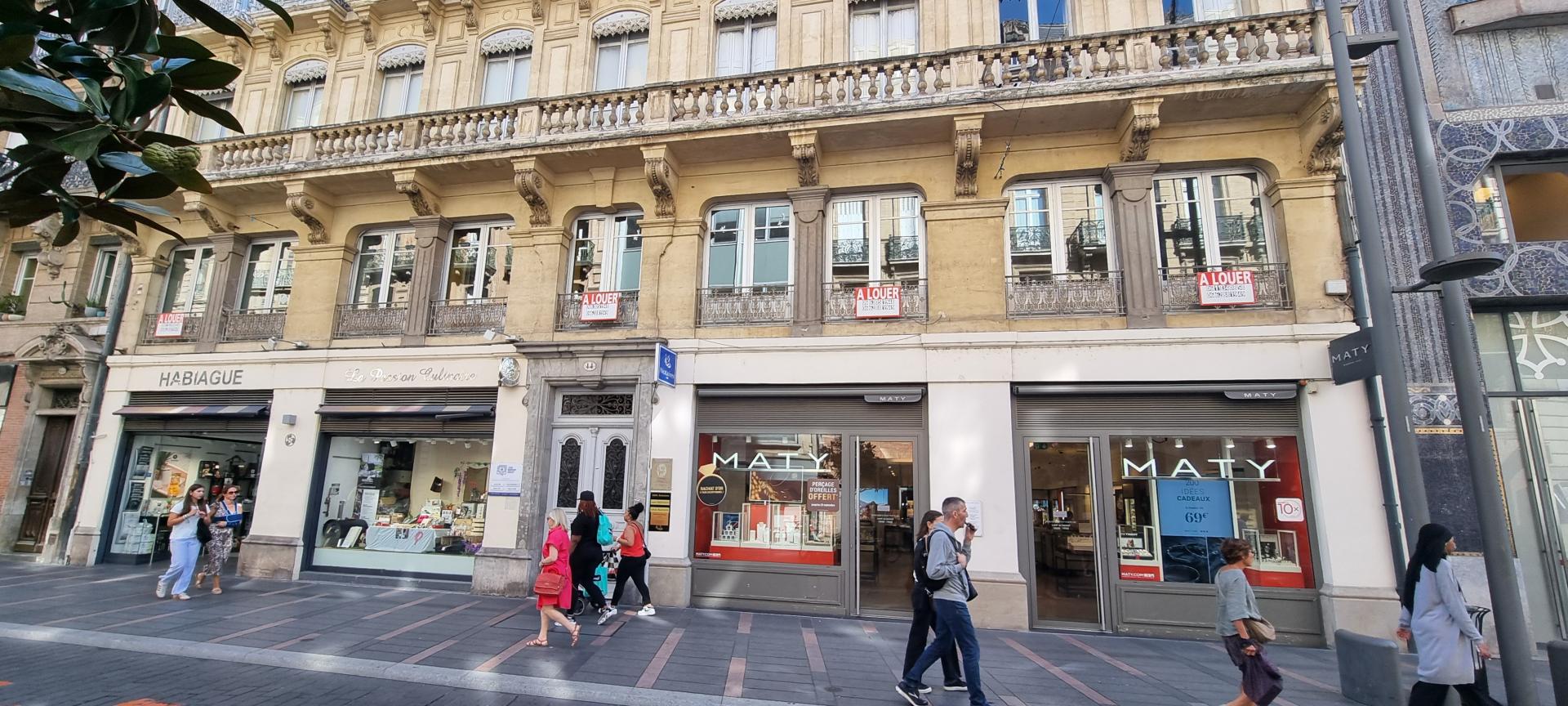 TOULOUSE PLEIN CENTRE +400 M²  EN ENTRESOL