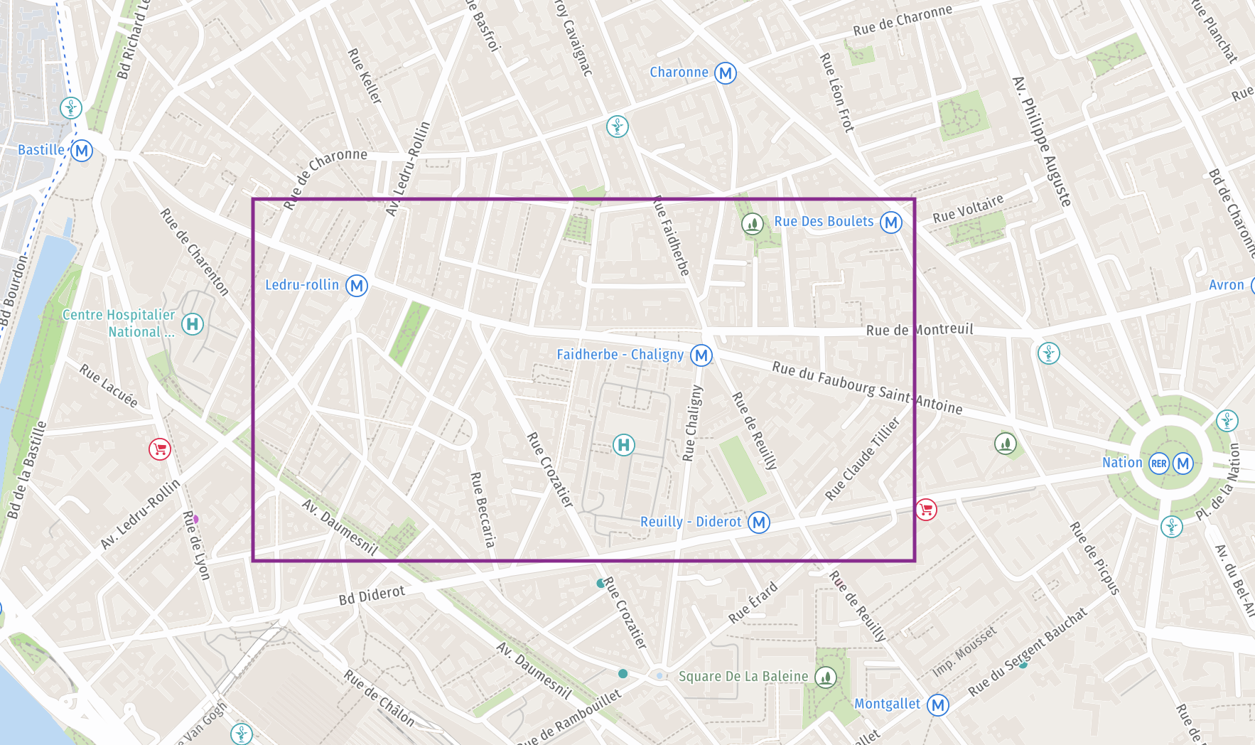MURS COMMERCIAUX — PARIS 12e — SECTEUR ALIGRE / FAUBOURG SAINT-ANTOINE / NATION
